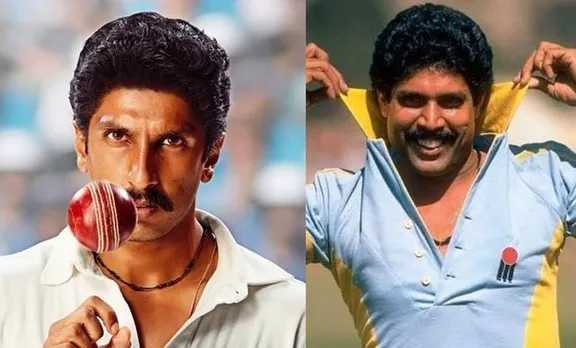 Ranveer Singh, രണ്‍വീര്‍ സിങ്, Kapil Dev, കപില്‍ ദേവ്, bollywood, ബോളിവുഡ്, poster പോസ്റ്ററ്‍