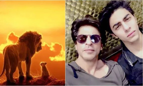 shahrukh khan,ഷാരൂഖ് ഖാന്‍, aryan khan,ആര്യന്‍ ഖാന്‍, lion king,ലയണ്‍ കിങ്,aryan khan as simba, ie malayalam,