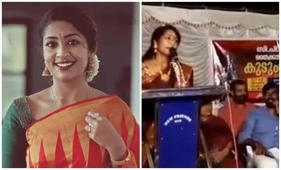 'ചുവപ്പ് കൊടി ഒരു ആവേശമാണ്'; സിപിഎം വേദി തൊട്ടുതൊഴുത് നവ്യ നായര്‍