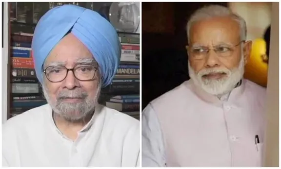 Narendra Modi and Manmohan Singh