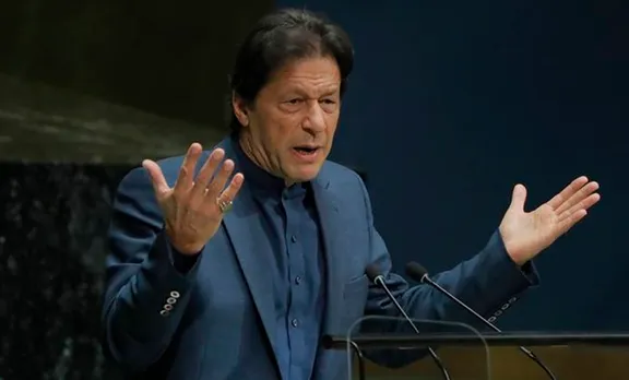 Imran Khan on RSS, ആർഎസ്എസിനെതിരെ ഇമ്രാൻ ഖാൻ, RSS on Imran Khan, ഇമ്രാൻ ഖാനെതിരെ ആർഎസ്എസ്, Rashtriya Swayam Sevak, Imran Khan at UNGA, PM Modi at UNGA, UNGA, United Nations General Assembly, Imran Khan UNGA speech, PM Modi UNGA speech, India news, Indian Express, iemalayalam, ഐഇ മലയാളം