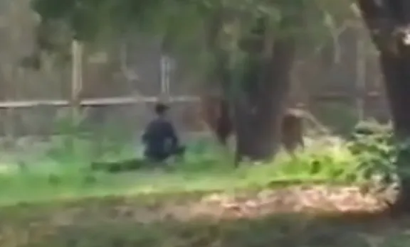 Lion, സിംഹം, Delhi Zoo, ഡൽഹി മൃഗശാല, Man, യുവാവ്, Man Lion, യുവാവും സിംഹവും, Rescued, രക്ഷിച്ചു, Bihar, ബിഹാർ, Video, വീഡിയോ, iemalayalam, ഐഇ മലയാളം