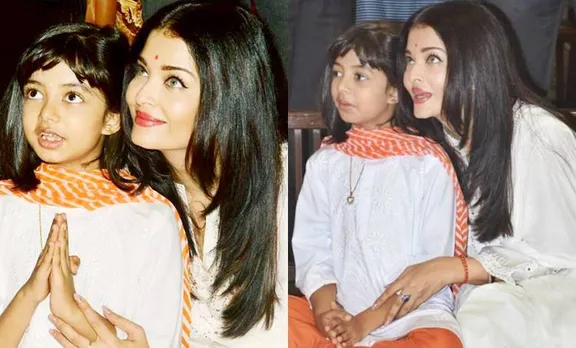 Aaradhya Bachchan , ആരാധ്യ ബച്ചൻ, Aishwarya Rai Bachchan, ഐശ്വര്യ റായ് ബച്ചൻ, Durga Puja, ദുർഗ പൂജ, ie malayalam, ഐഇ മലയാളം