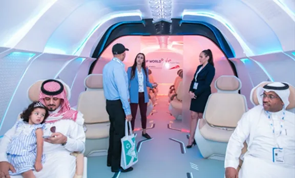 Virgin hyperloop one, വിര്‍ജിൻ ഹൈപര്‍ ലൂപ് വണ്‍, Hyperloop pod, ഹൈപര്‍ ലൂപ് പോഡ്, Dubai, ദുബായ്, Abu Dhabi, അബുദാബി, Dubai motor show, ദുബായ് മോട്ടോര്‍ ഷോ, Mumbai, മുംബൈ, IE Malayalam, ഐഇ മലയാളം