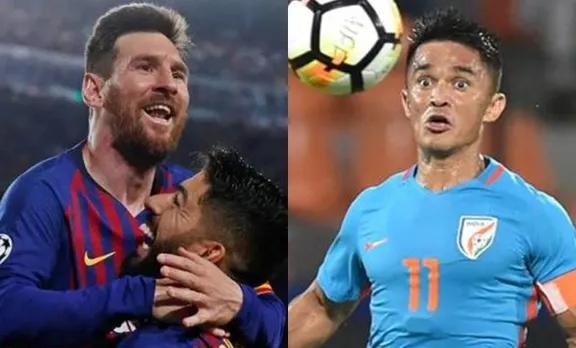 മെസിക്കൊപ്പം ഛേത്രിയും; ഫിഫയുടെ കൊറോണ പ്രതിരോധ ക്യാമ്പയിനിൽ ഒന്നിച്ച് സൂപ്പർ താരങ്ങൾ