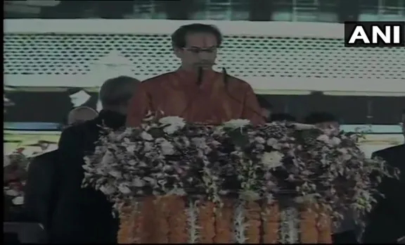 മഹാരാഷ്ട്രയിൽ ത്രികക്ഷി സർക്കാർ അധികാരത്തിൽ; ഉദ്ധവ് താക്കറെ മുഖ്യമന്ത്രിയായി സത്യപ്രതിജ്ഞ ചെയ്‌തു