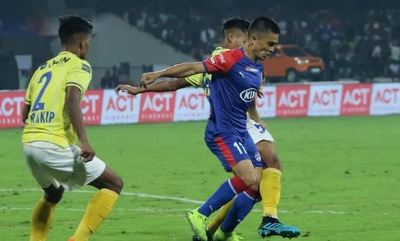 BFC vs KBFC: ഛേത്രിയുടെ ഗോളിൽ ബെംഗളൂരു; സീസണിലെ മൂന്നാം തോൽവിയുമായി ബ്ലാസ്റ്റേഴ്സ്