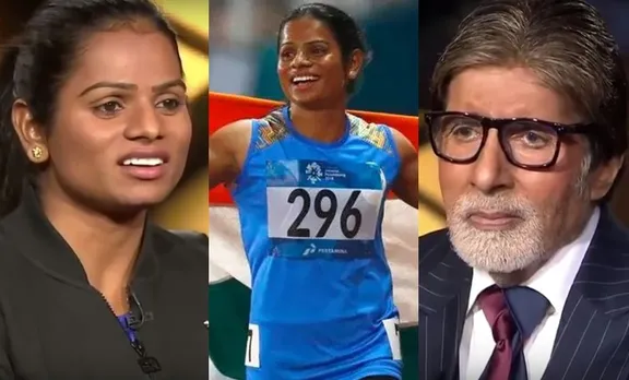 Dutee chand, ദ്യുതി ചന്ദ്,kbc,കെബിസി, amitabh bachchan,അമിതാഭ് ബച്ചന്‍, dutee chand in kbc, ie malayalam,
