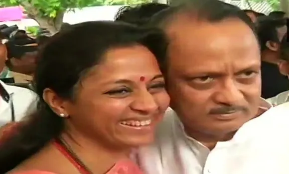 Ajit Pawar, അജിത് പവാർ, Supriya Sule, സുപ്രിയ സുലെ, NCP, എൻസിപി, Oath Taking, സത്യപ്രതിജ്ഞ, Uddhav Thackeray, ഉദ്ധവ് താക്കറെ, Uddhav Thackeray maharashtra cm, ഉദ്ധവ് താക്കറെ മഹാരാഷ്ട്ര മുഖ്യമന്ത്രി, maharashtra cm, maharashtra government formation, maharashtra news, maharashtra issue, maharashtra news, iemalayalam, ഐഇ മലയാളം