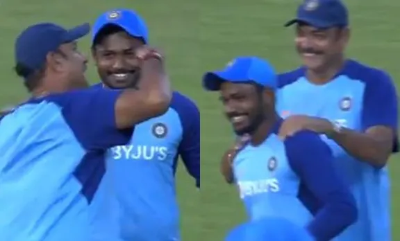 Ravi Shastri and Sanju Samson