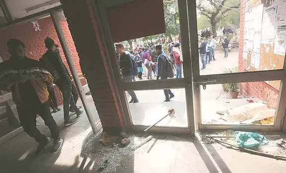JNU violence, ജെഎൻയു അതിക്രമം, JNU CCTVs vandalised, ജെഎൻയുവിലെ സിസിടിവികൾ തകർത്തു, JNU RTI, RTI reply on JNU, JNU administration, indian express, iemalayalam, ഐഇ മലയാളം