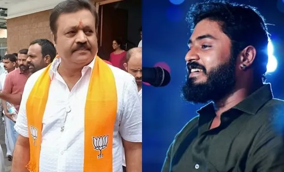 തൃശൂരെടുക്കാന്‍ വന്ന അച്ഛനെ അനുകരിച്ച് ഗോകുല്‍; കയ്യടിച്ച് വിദ്യാര്‍ഥികള്‍, വീഡിയോ