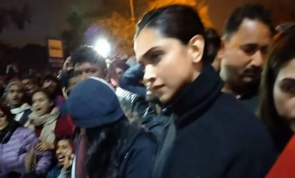 ജെഎൻയുവിൽ വിദ്യാർഥികൾക്ക് ഐക്യദാർഢ്യവുമായി ദീപിക പദുക്കോൺ