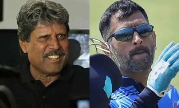 Kapil Dev MS Dhoni Indian Cricket Team