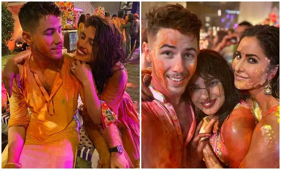 priyanka chopra, nick jonas, പ്രിയങ്ക ചോപ്ര, നിക്ക് ജോനാസ്, nick jonas holi, priyanka chopra holi, nick priyanka holi, nick priyanka holi photos, nick priyanka news, isha ambani holi party, isha ambani holi party photos, priyanka nick photos, ഇന്ത്യൻ എക്സ്പ്രസ് മലയാളം, ഐ ഇ മലയാളം, Indian express malayalam, IE malayalam