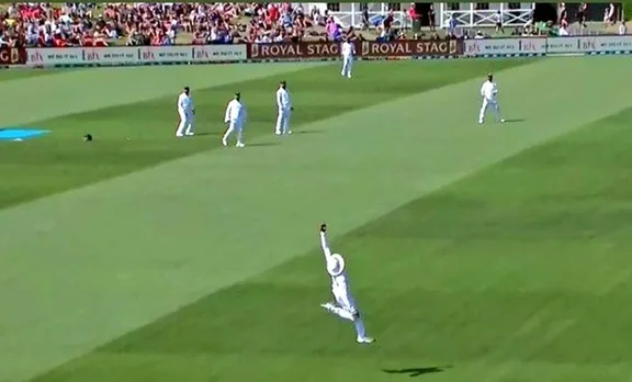 Ravindra Jadeja, രവീന്ദ്ര ജഡേജ, stunning catch, ക്യാച്ച്, dismiss neil wagner, നെയ്ൽ വാഗ്നർ, India vs New Zealand, ഇന്ത്യ, ന്യൂസിലൻഡ്, Ind vs NZ, ie malayalam, ഐഇ മലയാളം