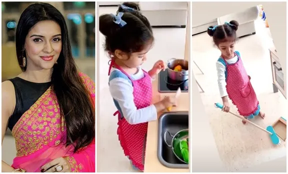 എന്തെല്ലാം ജോലിയാണ് അവൾക്ക്; മകളുടെ ചിത്രങ്ങളുമായി അസിൻ