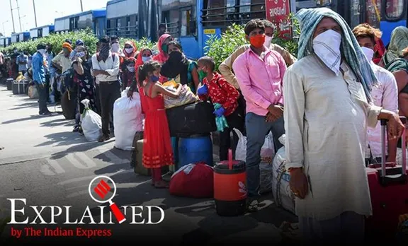migrant labour crisis,അന്യ സംസ്ഥാന തൊഴിലാളികളുടെ ദുരിതം, india coronavirus lockdown, ഇന്ത്യ കൊറോണ വൈറസ് ലോക്ക്ഡൗണ്‍, coronavirus latest news, migrant labour, അന്യസംസ്ഥാന തൊഴിലാളികള്‍, അതിഥി തൊഴിലാളികള്‍, പലായനം, migrant exodus, reverse migrant exodus, coronavirus test, covid-19 test, coronavirus india, covid-19 india explained, coronavirus deaths, covid-19 deaths