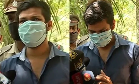 കരഞ്ഞു തലതാഴ്‌ത്തി സൂരജ് പറഞ്ഞു ' ഞാനാ ചെയ്‌തേ' ; തുറന്നുപറച്ചിൽ വീട്ടുകാരെ രക്ഷിക്കാനെന്ന് ഉത്രയുടെ സഹോദരൻ
