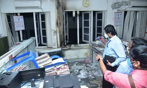 സെക്രട്ടേറിയറ്റിൽ തീപിടിച്ചത് ഫാനിൽ നിന്നു തന്നെ; അസ്വാഭാവികതയില്ലെന്ന് പൊലീസ്