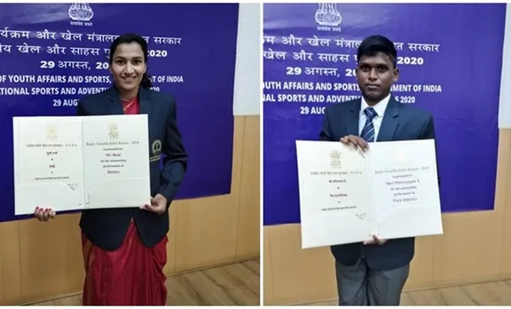 ഖേൽ രത്‌നങ്ങളായി റാണിയും മാരിയപ്പനും; 74 കായിക താരങ്ങൾക്ക് രാഷ്ട്രപതി പുരസ്കാരങ്ങൾ സമ്മാനിച്ചു