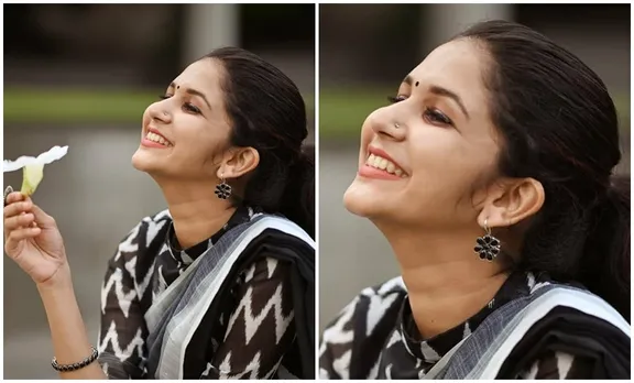 Uppum Mulakum: ഫ്ളോറൽ ഡ്രസ്സിൽ അതിസുന്ദരിയായി ജൂഹി രുസ്തഗി