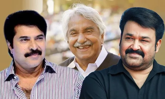 Mammootty, mohanlal, oommen chandy, oommen chandy@50, മമ്മൂട്ടി, മോഹൻലാൽ, ഉമ്മൻ ചാണ്ടി, ഉമ്മൻചാണ്ടി@50
