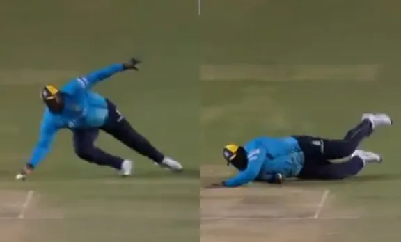 Rahkeem Cornwall, റഖീം കോൺവാൾ, CPL 2020, സിപിഎൽ 2020, stunning catch, ക്യാച്ച്, IE Malayalam, ഐഇ മലയാളം