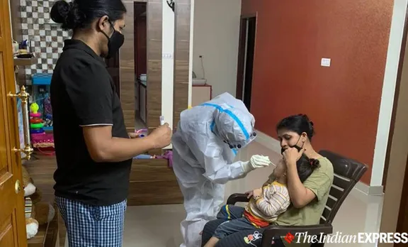 Bommanahalli, Bommanahalli covid testing, Bommanahalli doorstep covid testing, doorstep covid testing, bengaluru covid cases, കോവിഡ്, ബെംഗളൂരു, ബാംഗ്ലൂർ, ബൊമ്മനഹശള്ളി, കർണാടക, ie malayalam, ഐഇ മലയാളം