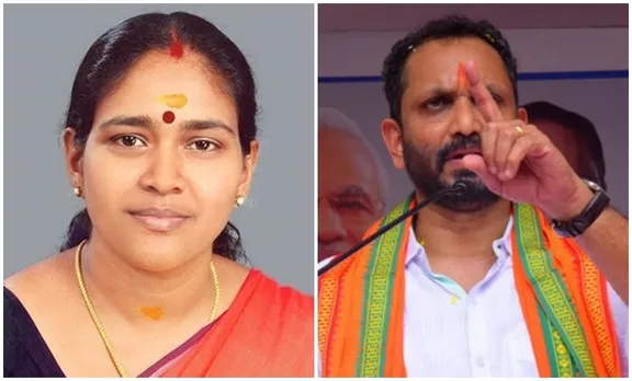 Shobha Surendran, ശോഭ സുരേന്ദ്രൻ, K Surendran, കെ.സുരേന്ദ്രൻ, BJP, ബിജെപി, iemalayalam, ഐഇ മലയാളം
