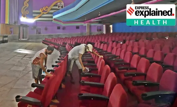 cinema halls, movie theatres, cinema halls reopen, new rules cinema halls, movie screening timings, indian express, express explained, explained covid, coronavirus, indian express explained