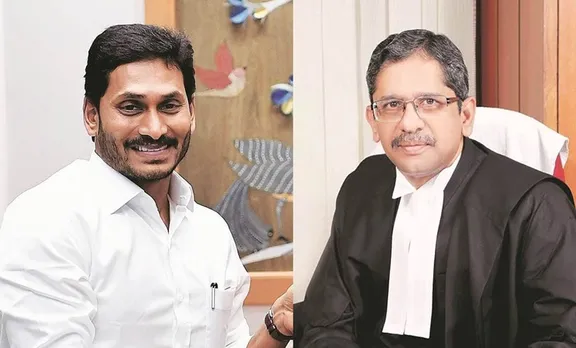 jagan Mohan reddy, andhra pradesh cm, s a bobde, N V Ramana, andhra pradesh high court influence, indian express