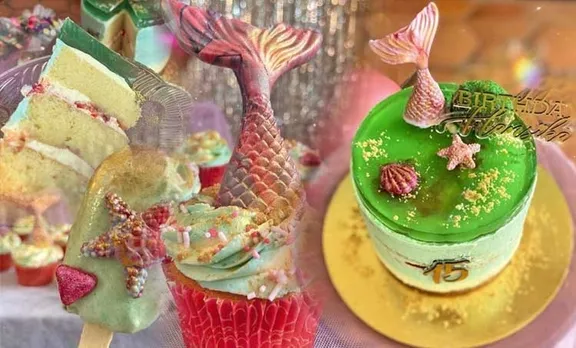 Hansika Krishna birthday cake, mermaid cake