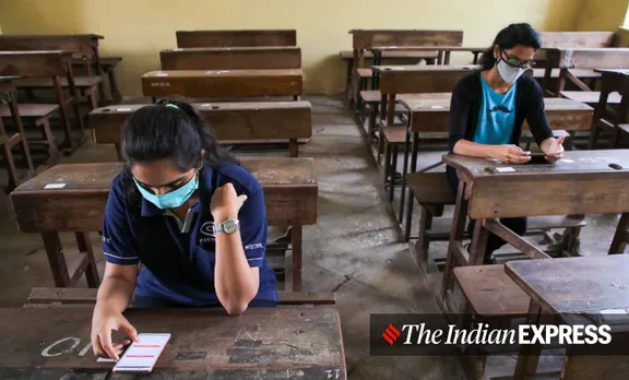 covvid, social distance, exam, students, class room, ie malayalam