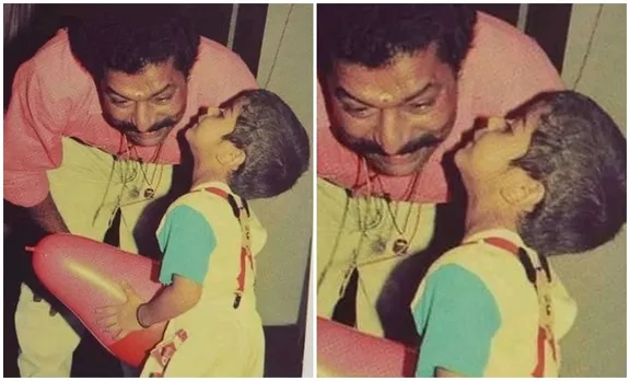 murali, pranav mohanlal,pranav mohanlal childhood photo