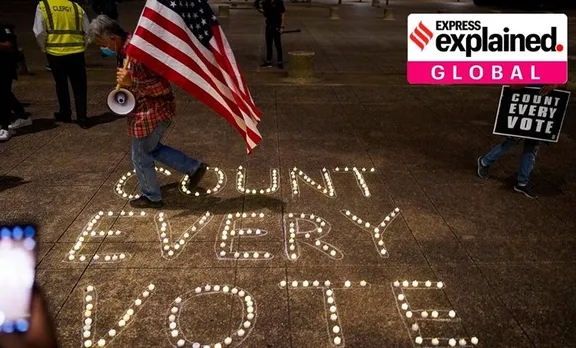 us presidential election, യുഎസ് പ്രസിഡന്റ് തിരഞ്ഞെടുപ്പ്, us presidential election 2020, യുഎസ് പ്രസിഡന്റ് തിരഞ്ഞെടുപ്പ് 2020, us election results, യുഎസ് പ്രസിഡന്റ് തിരഞ്ഞെടുപ്പ് ഫലം, us  presidential election results 2020, യുഎസ് പ്രസിഡന്റ് തിരഞ്ഞെടുപ്പ് ഫലം 2020, presidential election results 2020, പ്രസിഡന്റ് തിരഞ്ഞെടുപ്പ് ഫലം 2020, donal trump, ഡോണൾഡ് ട്രംപ്, joe biden, ജോ ബൈഡൻ, indian express malayalam, ഇന്ത്യൻ എക്‌സ്‌പ്രസ് മലയാളം, ie malayalam, ഐഇ മലയാളം