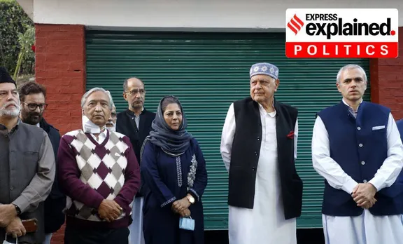 Jammu and Kashmir, Gupkar alliance, BJP on Gupkar alliance, Jammu kashmir Gupkar alliance, Amit shah on Gupkar alliance, Jammu kashmkir polls, Mehbooba Mufti, Congress on Gupkar alliance, Farooq abdullah, Omar abdullah