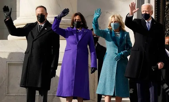 അമേരിക്കൻ പ്രസിഡന്റായി ജോ ബൈഡൻ സത്യപ്രതിജ്ഞ ചെയ്തു; ആദ്യ വനിത വെെസ് പ്രസിഡന്റായി കമല ഹാരിസ്