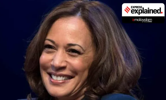 Kamala Harris, Kamala Harris swearing in, Kamala Harris US vice president, Kamala Harris 49th US vice president, Kamala harris portfolio, kamala harris responsibilities, കമല ഹാരിസ്, വൈസ് പ്രസിഡന്റ്, യുഎസ് വൈസ് പ്രസിഡന്റ്, malayalam news, news in malayalam, ie malayalam