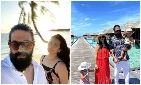 Yash, Yash vacation, Yash maldives vacation, Yash family, actor yash, Radhika Pandit, KGF, KGF actor, Radhika Pandit yash, yash wife Radhika, Yash kids, Yash wife, Yash son, Yash daughter, യഷ്