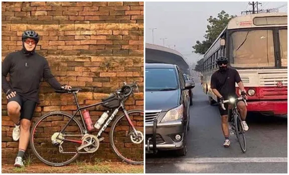 Ajith, Thala Ajith,Ajith latest photos, Ajith cycling, Ajith goes cycling, Ajith cycling pics, Ajith Valimai, അജിത്ത്, Indian express malayalam, IE malayalam