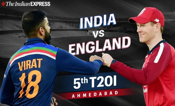 India vs England T 20 Series, India vs England 5th T 20, Virat Kohli, India vs England T 20 Match Score Card, ഇന്ത്യ-ഇംഗ്ലണ്ട് ടി 20 പരമ്പര, ഇന്ത്യ-ഇംഗ്ലണ്ട് അഞ്ചാം ടി 20, വിരാട് കോഹ്‌ലി