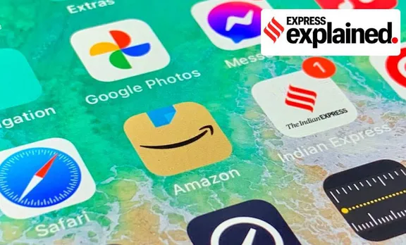 Amazon, Amazon app icon, Amazon app icon change, Amazon app icon social media, Amazon app icon criticism, Amazon icon adolf hitler, indian express explained, ആമസോൺ, ആമസോൺ ആക്കൺ, ഹിറ്റ്ലർ, ആമസോൺ ഹിറ്റ്ലർ, ആമസോൺ ലോഗോ, ആമസോൺ ഹിറ്റ്ലർ ലോഗോ, ഹിറ്റ്ലർ ലോഗോ, ഹിറ്റ്ലർ ഐക്കൺ, ie malayalam