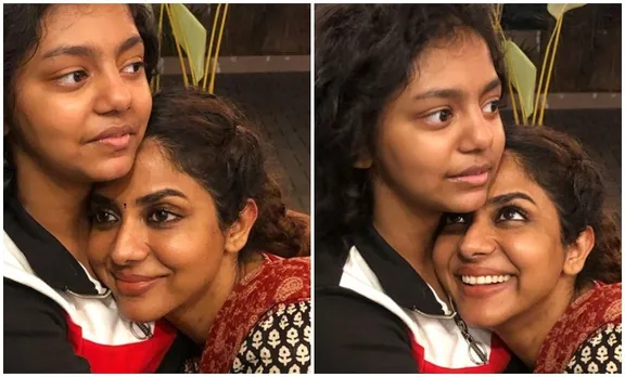 Poornima Indrajith, പൂർണിമ ഇന്ദ്രജിത്ത്, Poornima indrajith photos, Poornima Indrajith new year, Poornima Indrajith saree photos, Poornima Indrajith with daughter nakshathra