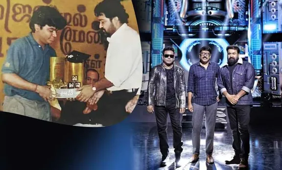 Mohanlal, A R Rahman, A R Rahman Mohanlal photo, AR Rahman aarattu, aarattu, Mohanlal film aarattu, B unnikrishnan, Neyyattinara gopan, Mohanlal new film, മോഹൻലാൽ, ആറാട്ട്, indian express malayalam, IE malayalam