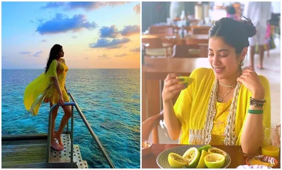 മാലിദ്വീപിൽ വെക്കേഷൻ ആഘോഷിച്ച് ജാൻവി കപൂർ; ചിത്രങ്ങൾ