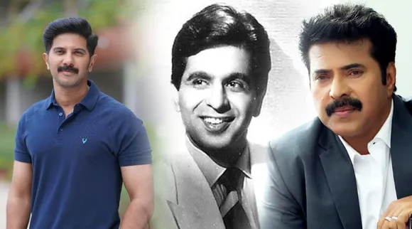 Mammotty, Dulquer Salman, Mammootty with Dilip Kumar, Dilip Kumar, Dilip Kumar Death, Dilip Kumar Photos, Dilip Kumar Death News, Dilip Kumar Wikipedia, Dilip Kumar Films, Dilip Kumar Videos, Dilip Kumar Life, IE Malayalam