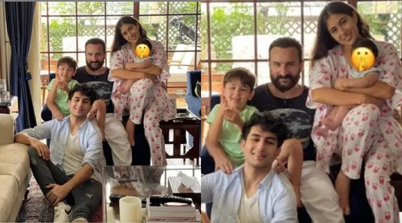 Saif Ali Khan, Sara Ali Khan, Ibrahim Ali Khan, Taimur Ali Khan, Jeh Ali Khan, sara Eid celebrations, kareena, saif kareena, saif kareena kids, Saif Ali Khan kids, Saif Ali Khan family