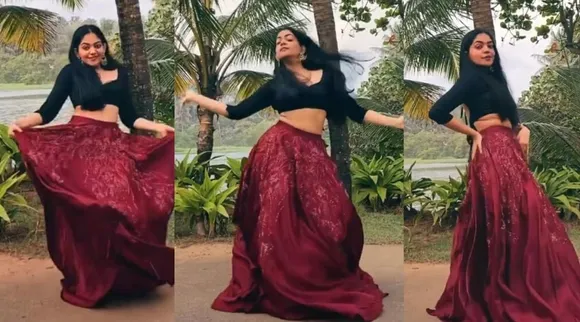 Ahaana Krishna, അഹാന കൃഷ്ണ, param sundari song, param sundari video, Ahaana Krishna dance, Ahaana Krishna instagram, ie malayalam, ഐഇ മലയാളം