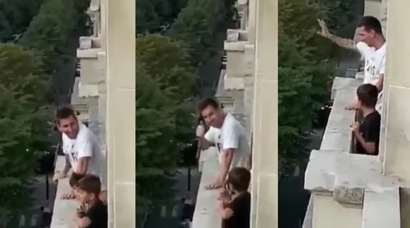 Messi, Messi fan, Malayali sees messi, Messi in Paris, Messi hand waves to malayali, Viral video messi, Malayali saw messi, ie malayalam